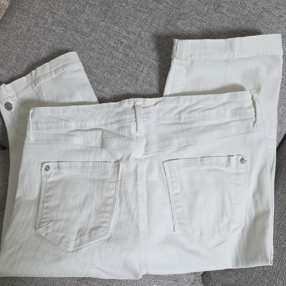 Gloria Vanderbilt Women's Crisp White Cropped Jeans